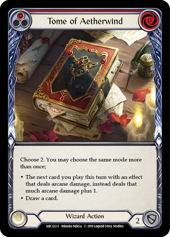 ARC122 - Super-Rare - Tome of Aetherwind