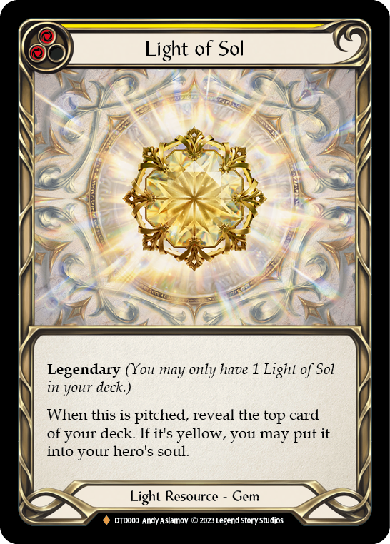 DTD000-RF - Fabled - Light of Sol