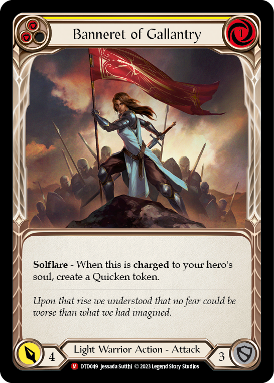 DTD049-RF - Majestic - Banneret of Gallantry