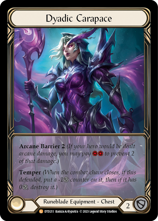 DTD211-CF - Legendary - Dyadic Carapace