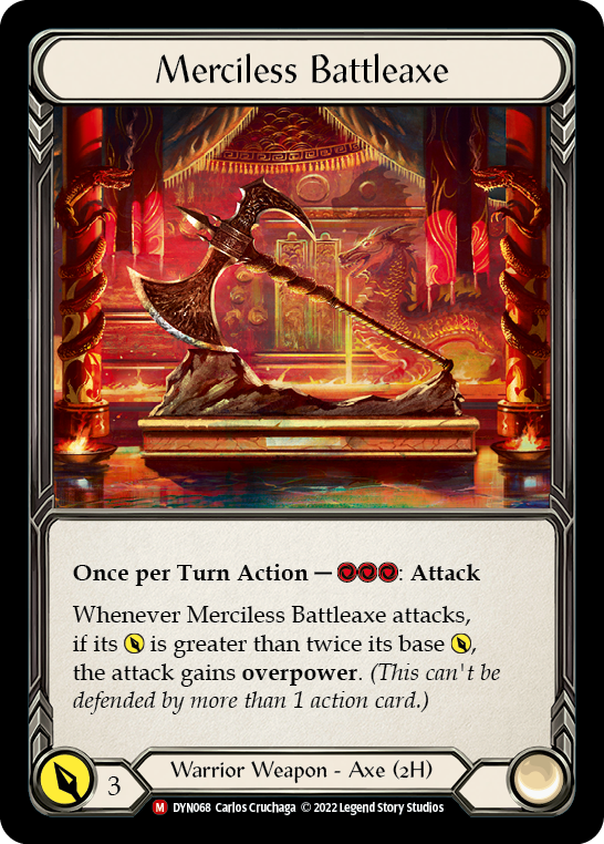 DYN068 - Majestic - Merciless Battleaxe
