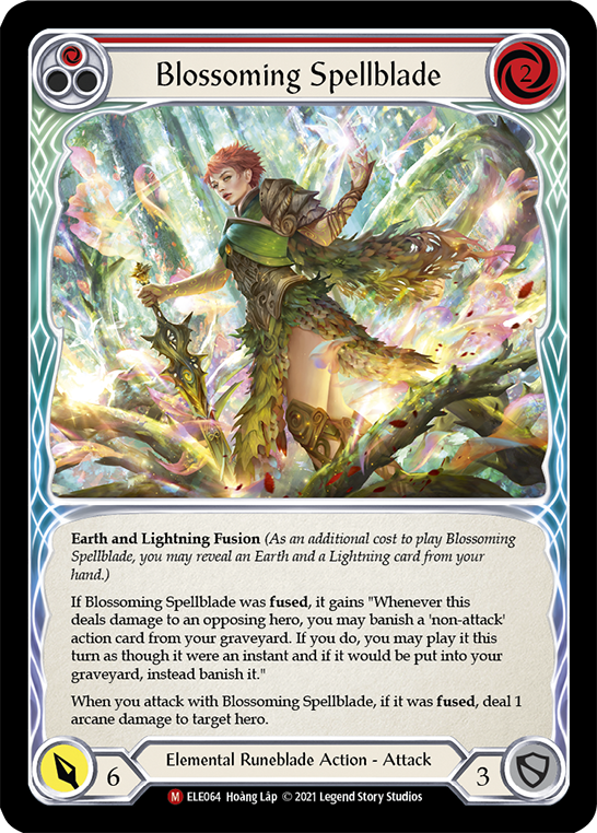 ELE064-RF - Majestic - Blossoming Spellblade