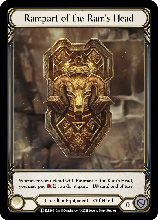 U-ELE203-RF - Legendary - Rampart of the Ram's Head