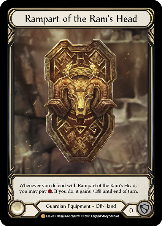 ELE203-CF - Legendary - Rampart of the Ram's Head