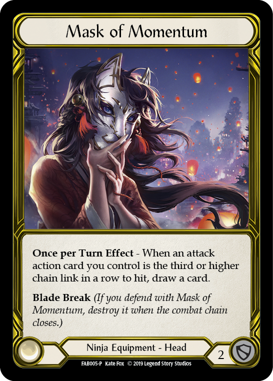 Mask of Momentum (Promo) [Gold]