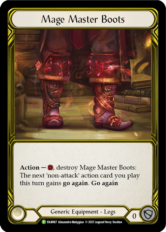 Mage Master Boots (Promo) [Gold]