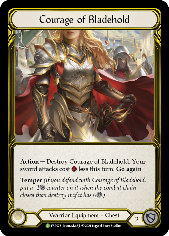 Courage of Bladehold (Promo) [Gold]