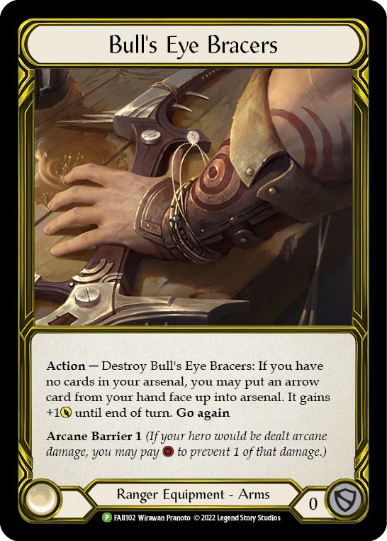 Bulls-Eye Bracers (Promo)