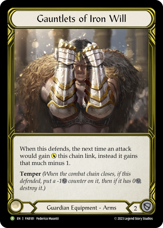 Gauntlets of Iron Will (Promo)