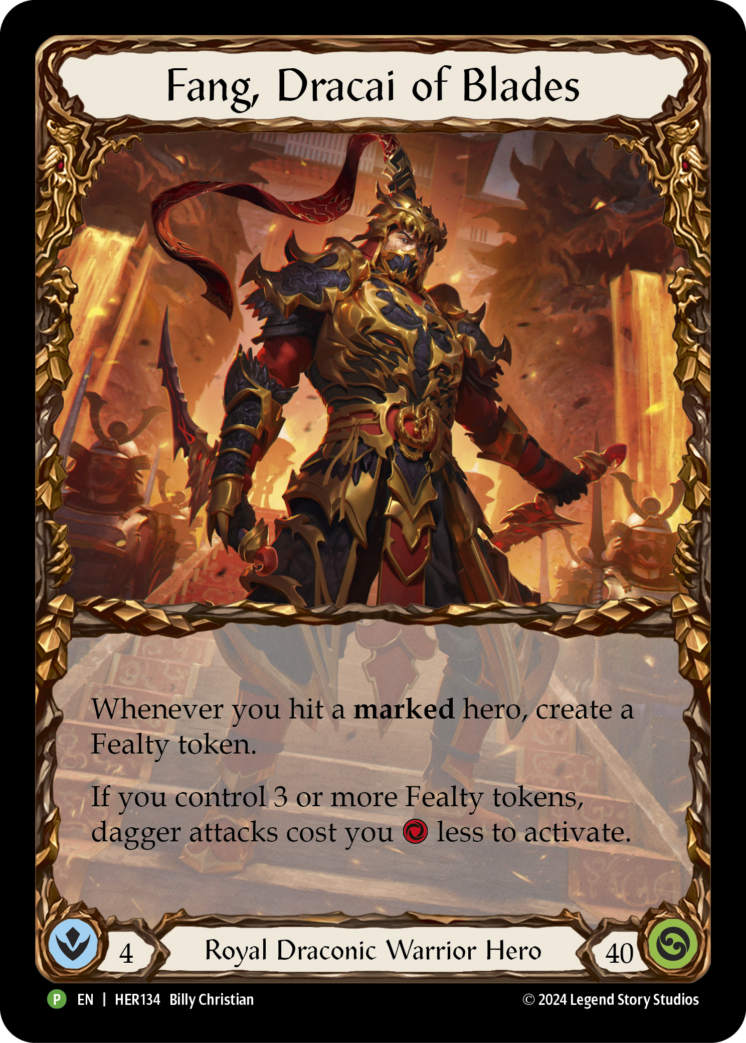 Fang, Dracai of Blades (Promo)