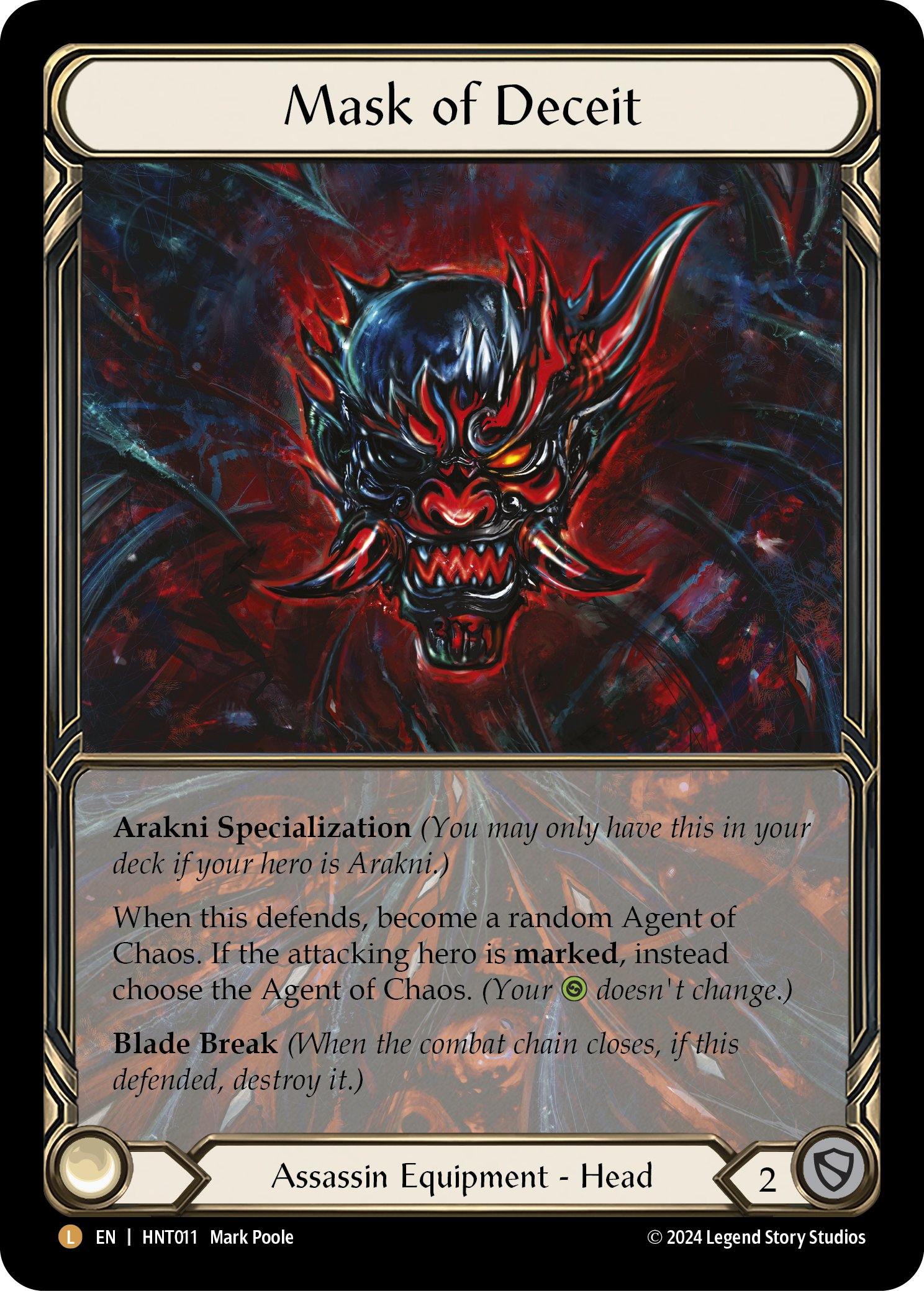 HNT011-EA - Legendary - Mask of Deceit