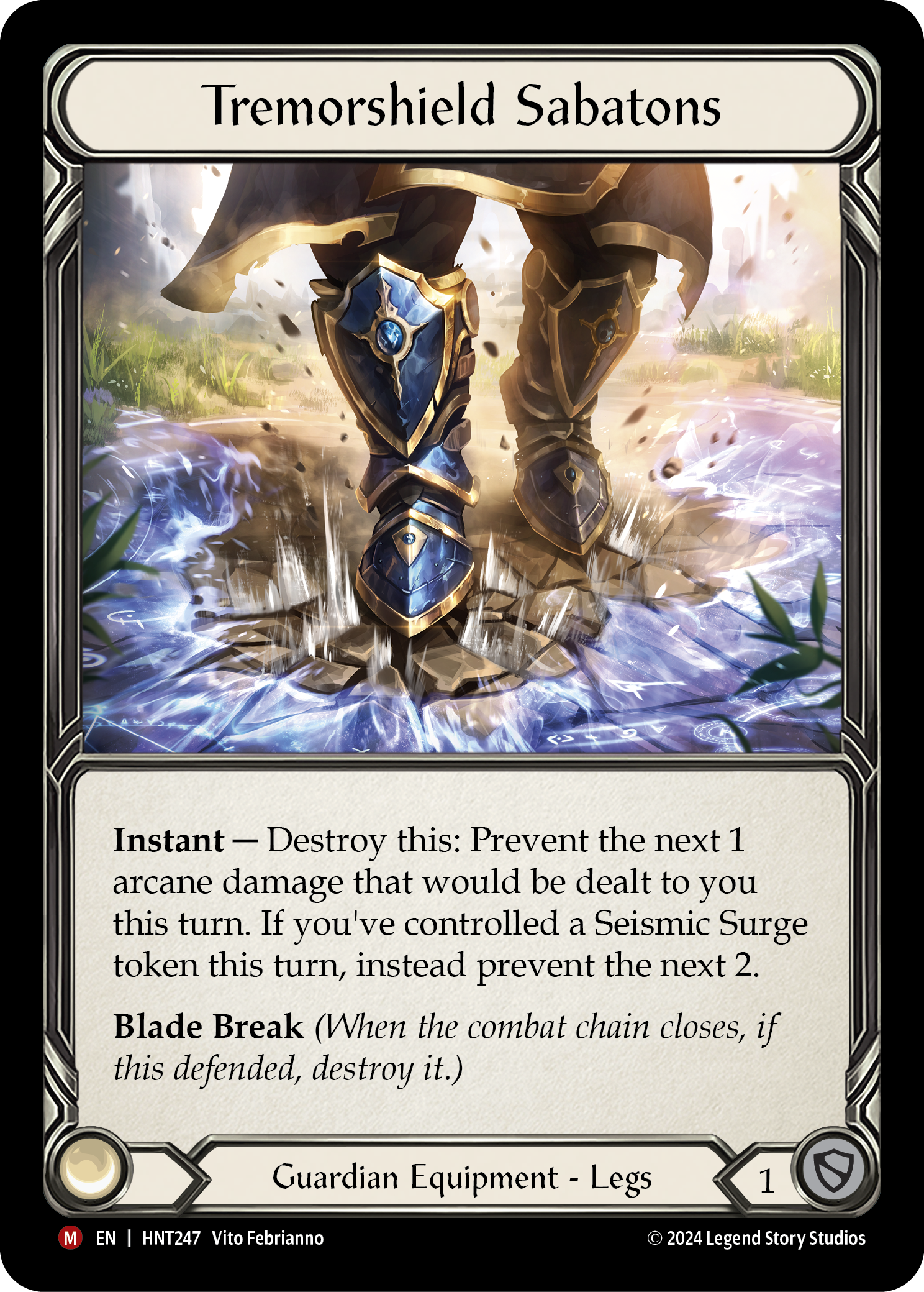 HNT247-CF - Majestic - Tremorshield Sabatons