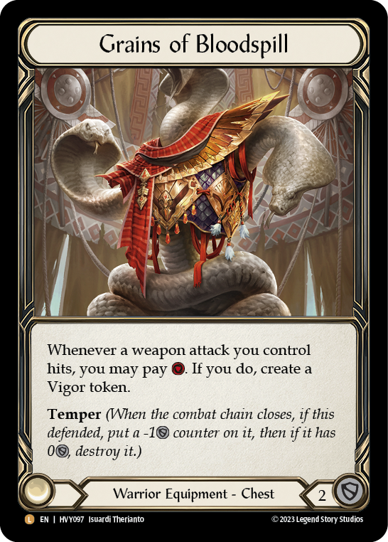 HVY097-RF - Legendary - Grains of Bloodspill