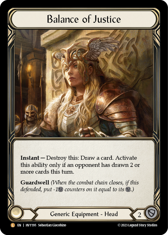 HVY195-CF - Legendary - Balance of Justice