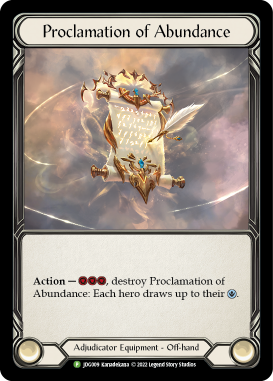 Proclamation of Abundance (Promo)