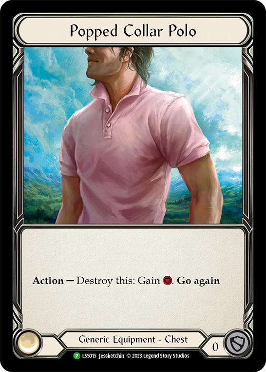 Popped Collar Polo (Orange) (Promo)