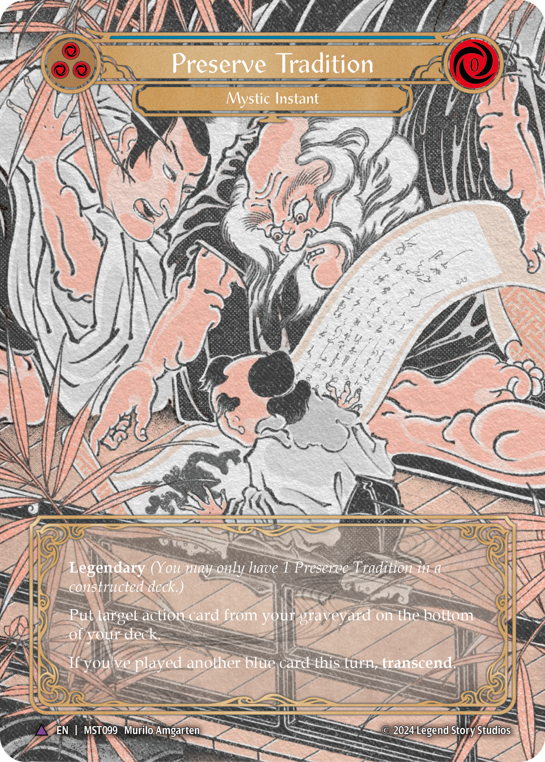 MST099-MVL - Marvel - Preserve Tradition // Inner Chi