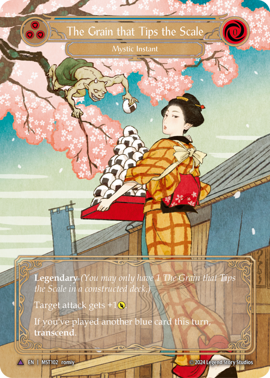 MST102-MVL - Marvel - The Grain that Tips the Scale // Inner Chi