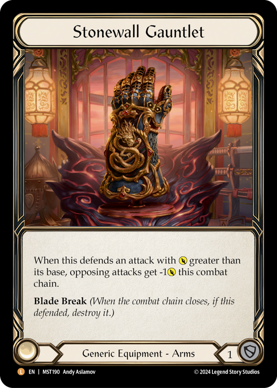 MST190-RF - Legendary - Stonewall Gauntlet
