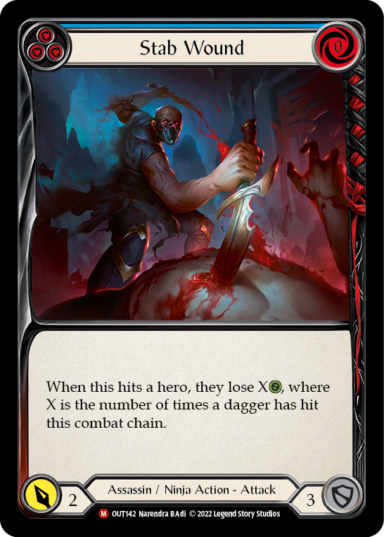 OUT142-RF - Majestic - Stab Wound