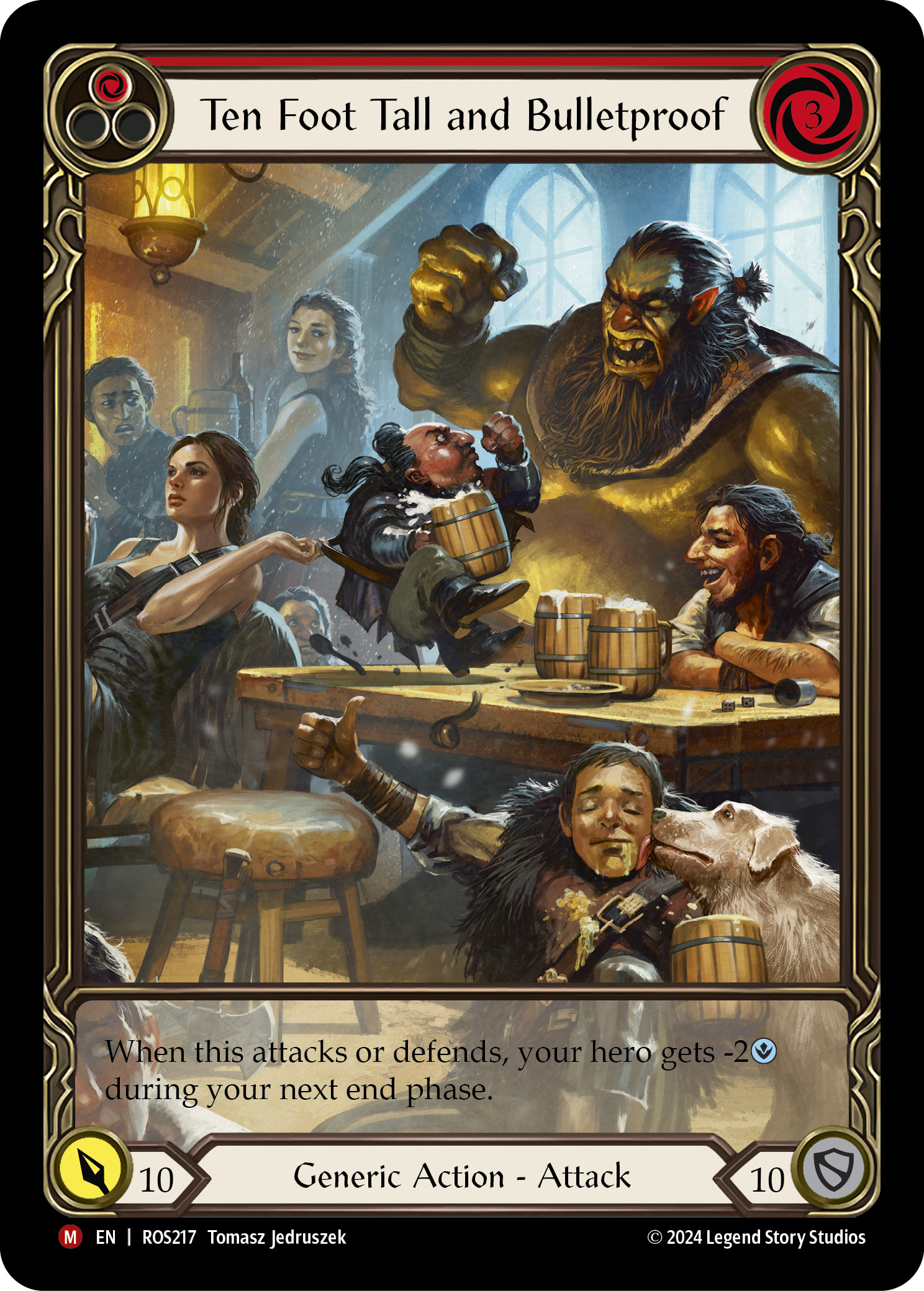 ROS217-EA - Majestic - Ten Foot Tall and Bullet Proof