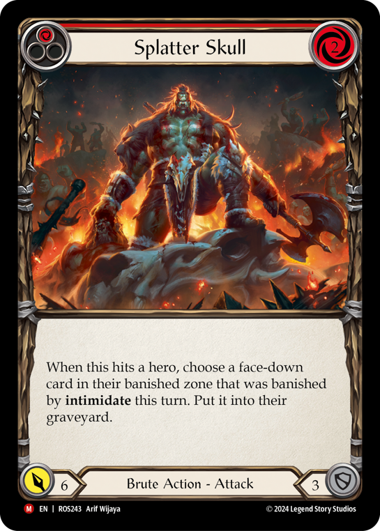 ROS243 - Majestic - Splatter Skull
