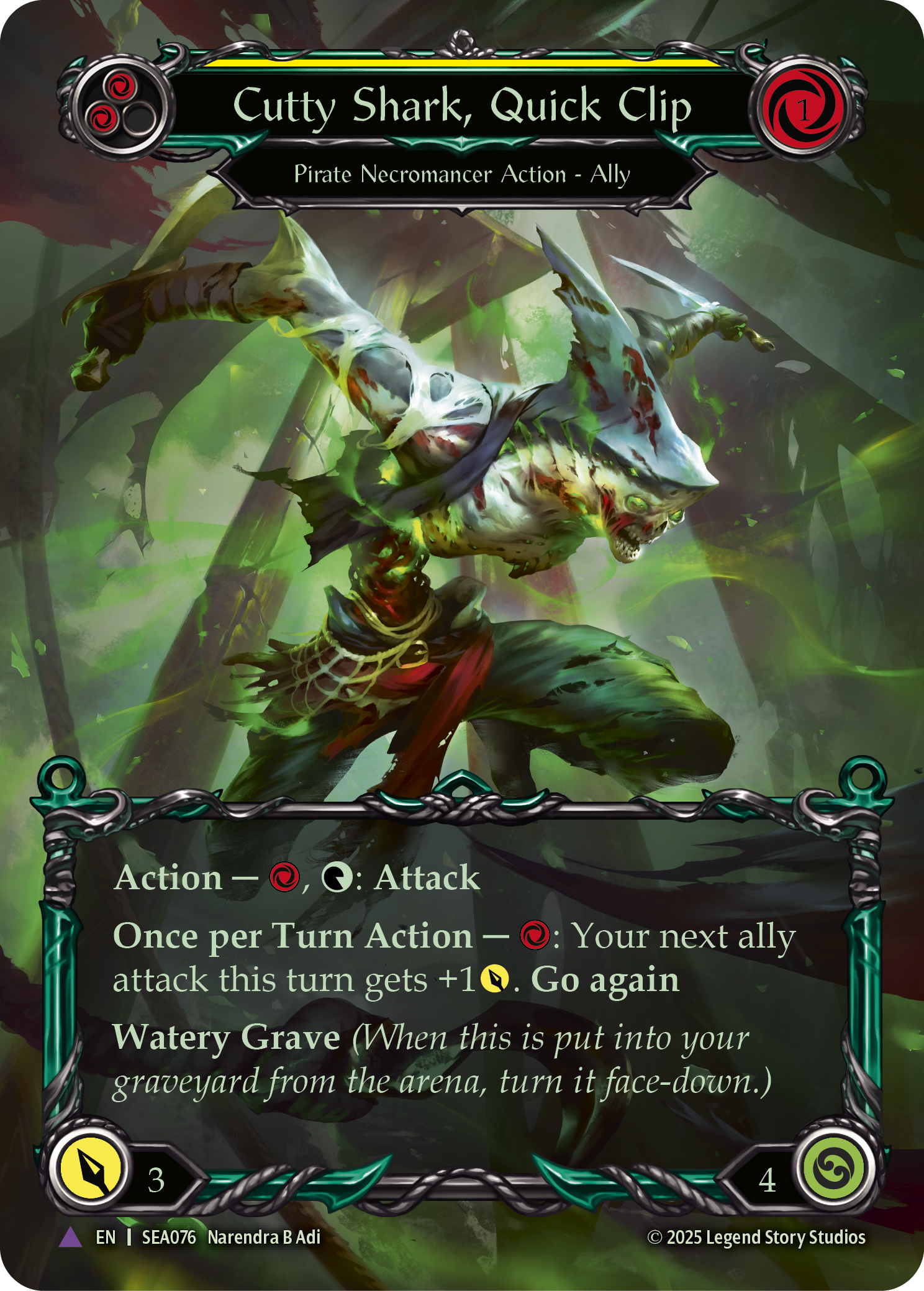 SEA076-MVL - Marvel - Cutty Shark, Quick Clip