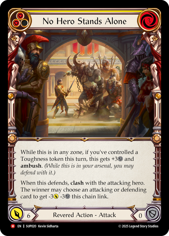 SUP020-RF - Majestic - No Hero Stands Alone