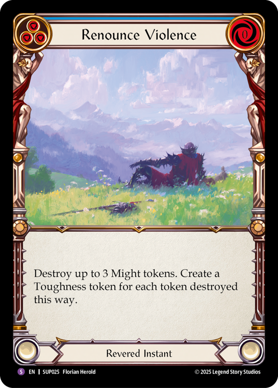 SUP025 - Super-Rare - Renounce Violence