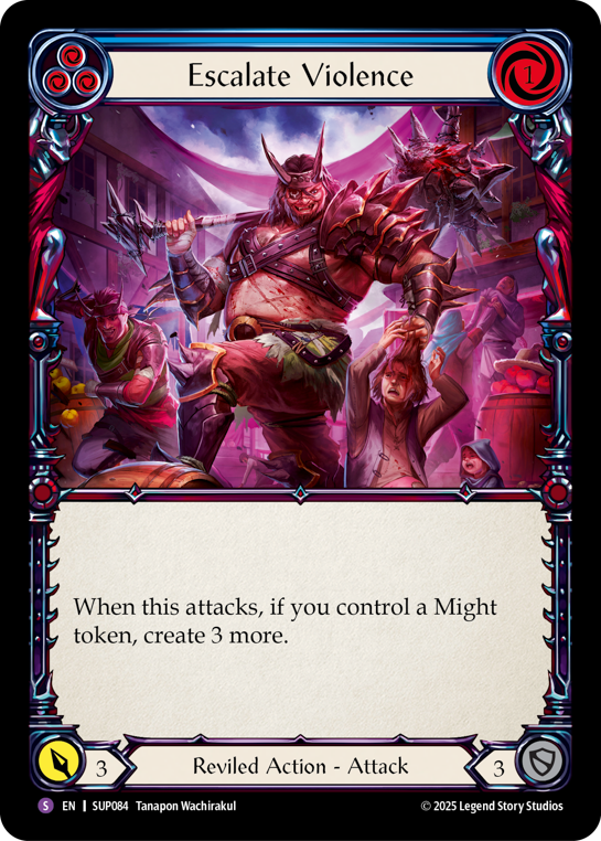 SUP084-RF - Super-Rare - Escalate Violence