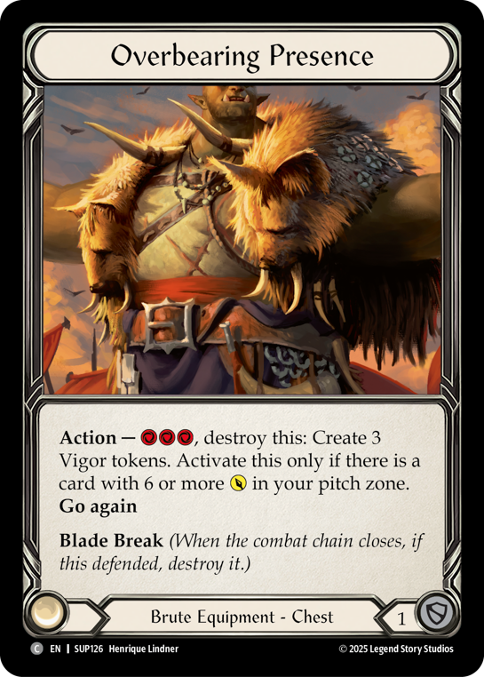 SUP126-CF - Common - Overbearing Presence