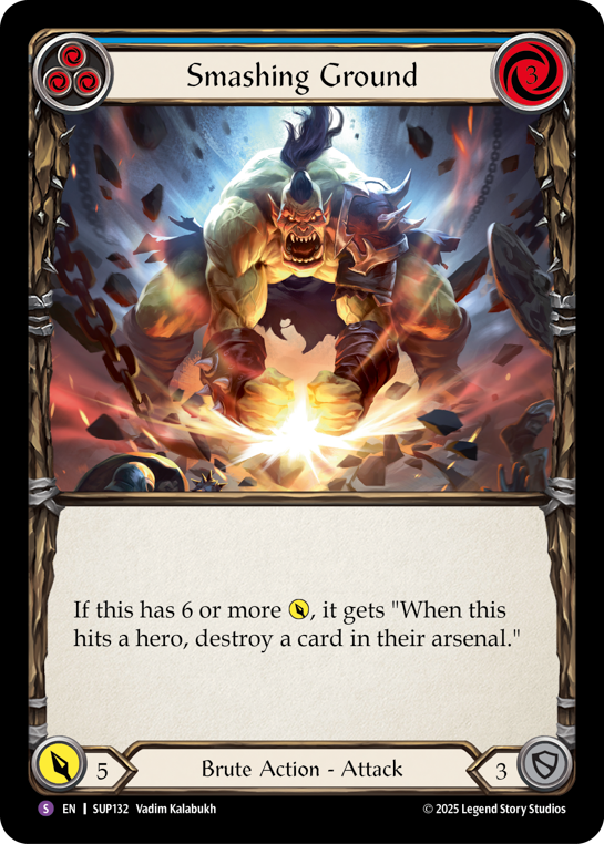 SUP132 - Super-Rare - Smashing Ground