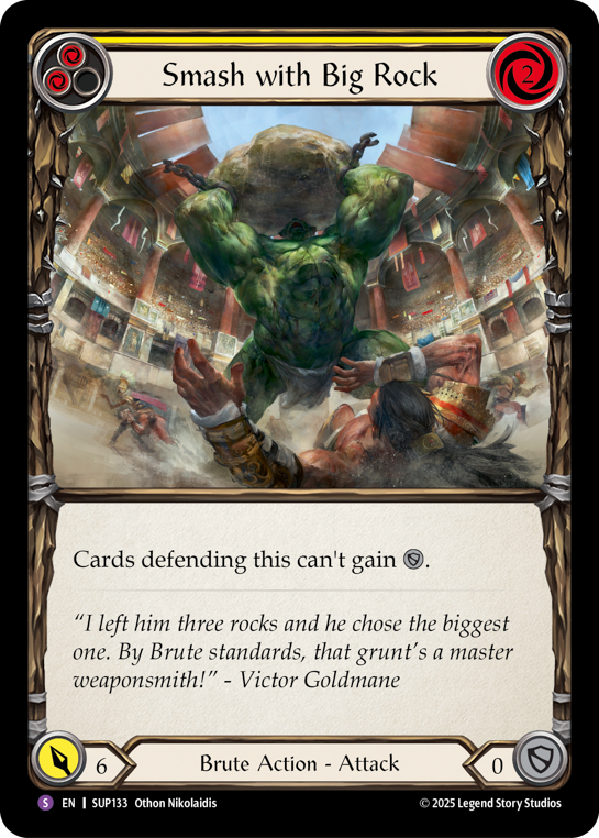 SUP133-RF - Super-Rare - Smash with Big Rock