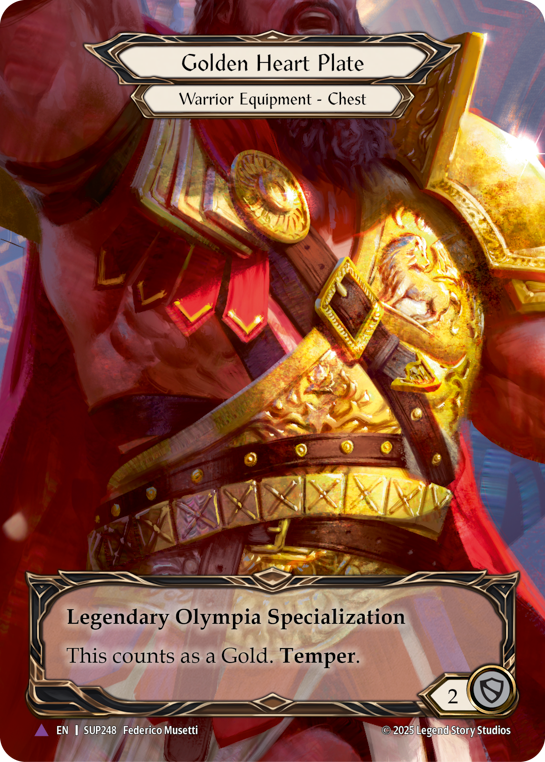 SUP248-MVL - Marvel - Golden Heart Plate