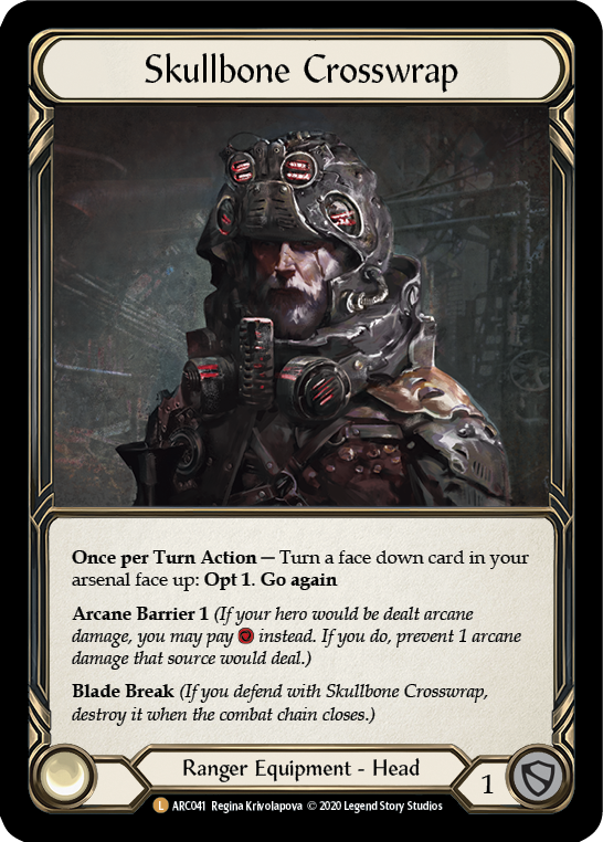 U-ARC041-RF - Legendary - Skullbone Crosswrap
