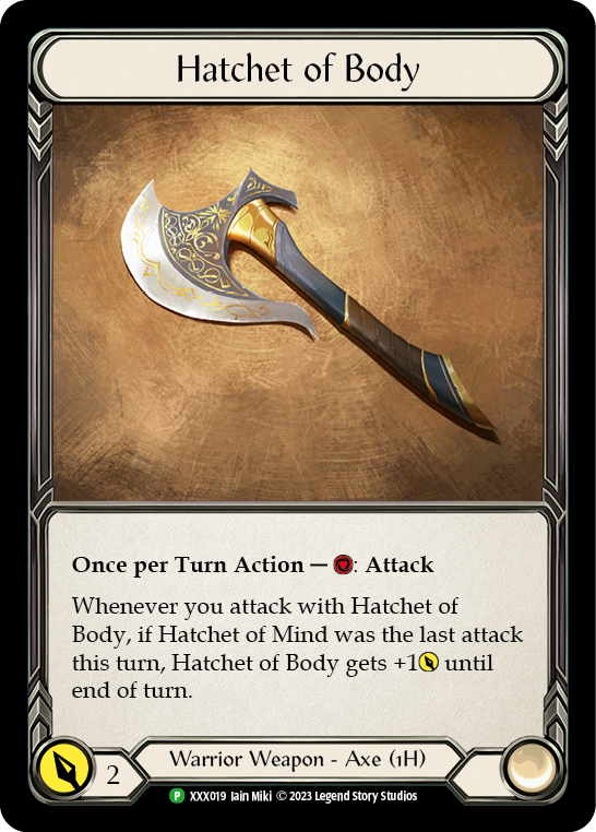 Hatchet of Body (Promo)